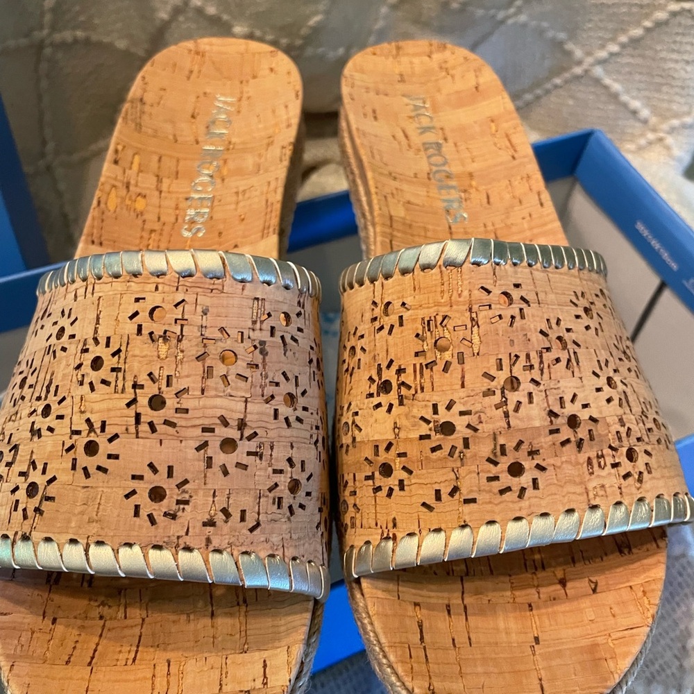 Jack Rogers cork slides - Picture 3 of 4